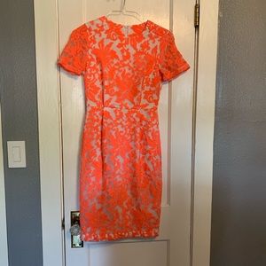 Top shop neon pink dress